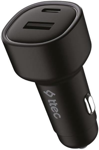 ttec SmartCharger Duo PD 48W Araç Hızlı Şarj Aleti USB-C+USB-A 2CKP02S