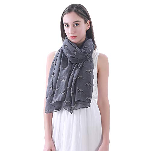 Staffordshire Bull Terrier Dog Print Women's Scarf Shawl Wrap Lightweight2