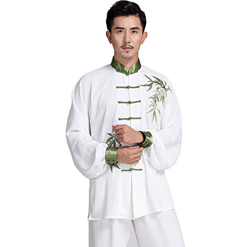 XPF Tai Chi Vêtements Hommes Et Femmes Printemps Et Automne Arts Martiaux Vêtements Performance Performance Vêtements,Bamboo-XS