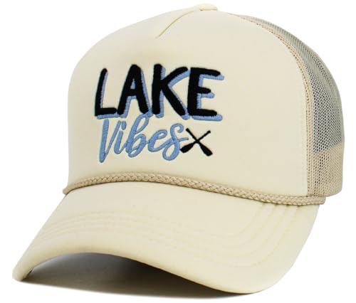 Image of Vacation Beach Camping Womens Baseball Cap Distressed Vintage Unconstructed Embroidered Patch Hat