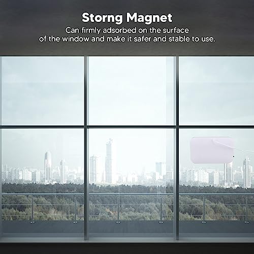 Double Sided Magnetic Window Cleaner, 3-10mm Adjustable Magnetic Glass Wiper Glider, Brush Tools for High Rise Inside Outside Car Glazed by TARSHYRY - Image 6