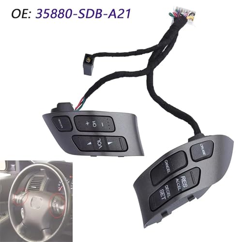 Commande au volant Honda Accord 2003-2007 - Interrupteur 35880-SDB-A21 - 5