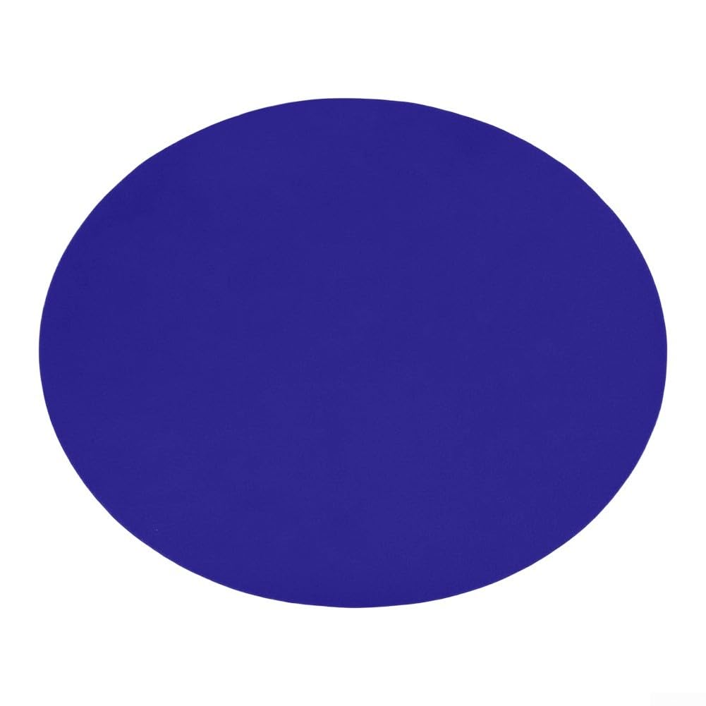 Qualoramall Adjustable Felt Round Table Cover for 36 to 48 Inch Tables with Elastic Fit Cashmere Material for Gaming Dining and Card Play Available(Blue)