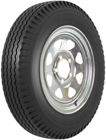 Tire and Wheel 12 Inch Diameter x 4 Inch Width/ 4 x 101.6 Millimeter/ 4 x 4.00 Inch Bolt Pattern,Tubeless