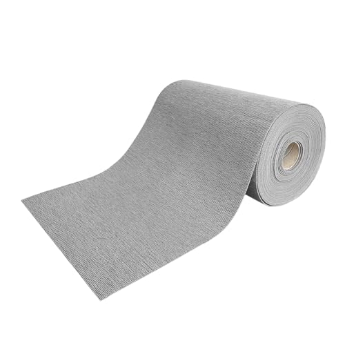 Acomoda Textil – Alfombra de Pasillo por Metros para Hogar y Oficina. Alfombra Larga, Antideslizante, Lavable y Acolchada de Cocina, Alfombrilla de Entrada, Comedor y Recibidor. (0,4 Metros, Perla)