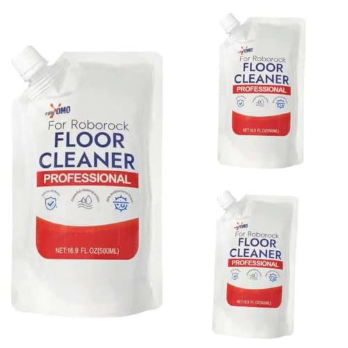 500ml /16.91FL OZ/���N���[�i�[�B�݊��� Roborock S5 MAX/ S6 MaxV/S6 Pure/S7 Pro/ E4 �B���{�b�g�|���@���|���p�l�ߑւ�(3 bottle)