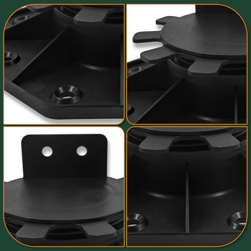 LEBAHAN 10 Stück Stelzlager Höhenverstellbar 18-30mm, Stelzlager für Terrassendielen, PP-Material, für Wasserspielbrunnen, Terrassengärten, Hofpflasterungen, Gartengestaltung usw