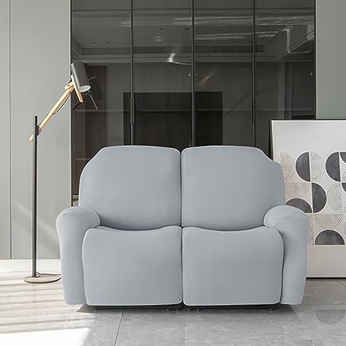 Housse fauteuil inclinable 2 places pour protéger un canapé usé - 3