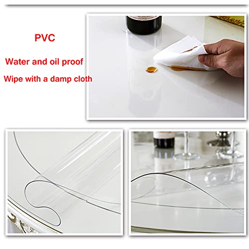 Nappe Transparente 1mm : Protection Table Anti-Brûlure et Durable - 4