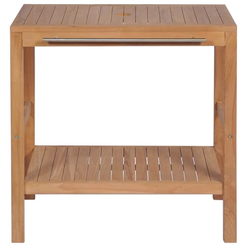 SKTQYQO Mobile Lavabo Teak Massello 74x45x75 cm