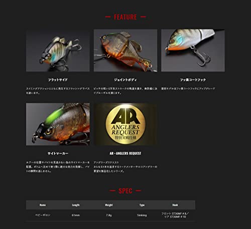 JACKALL(ジャッカル) ベビーギロン チャートバックコギル 4枚目