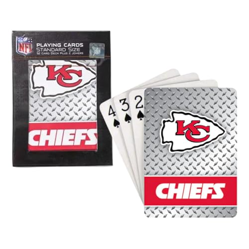 Mazo de naipes Kansas Chiefs (2 mazos)