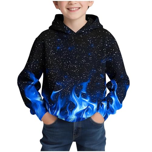 Boys Fleece Hoodies 3D Printed Hooded Sweatshirts Kids Novelty