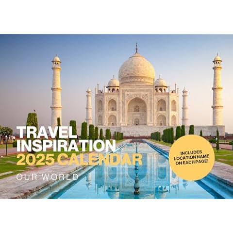 2025 Travel Inspiration Wall Calendar by Our World Cover