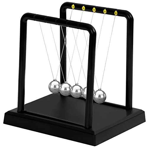 ABOUT SPACE Newton Cradle Pendulum - Metal Perpetual Motion ...