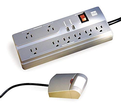 1- Wattstopper IDP-3050-A 8 Outlet Power Strip Automatic-on Sensor Surge Protector