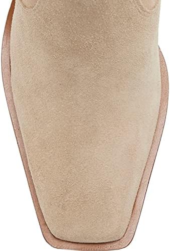 Womens Zipper Chunky Square Comfortable