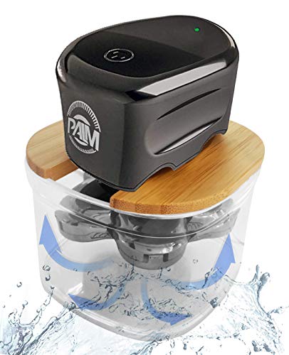 Fitsand Bamboo Shaver Rinse Stand Compatible With Skull Shaver Palm 3 Head Electric Razor, Electric Pitbull, Palm, Butterfly Kiss, Butterfly Pro And Bald Eagle Shavers #TOP11