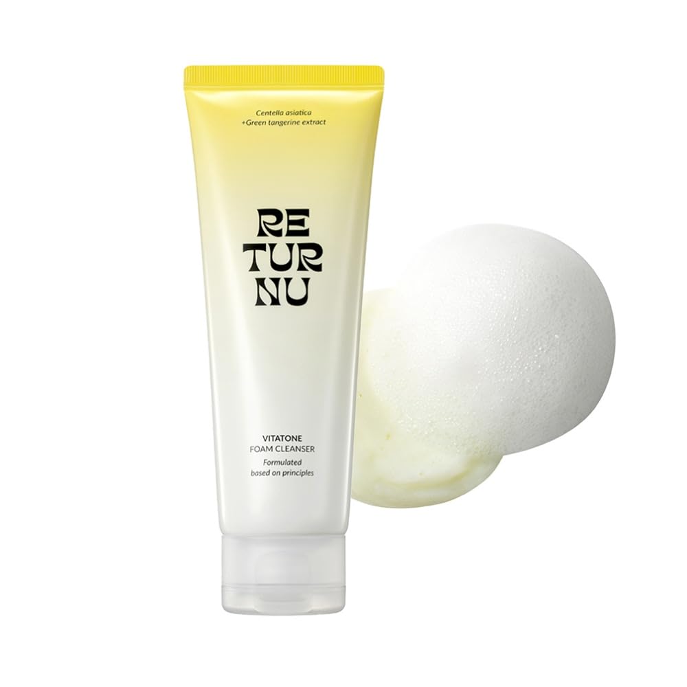 Amazon.com: RETURNU Vitatone Foam Cleanser, Hydrating & Gentle