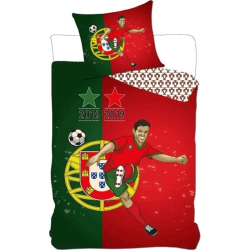 arlis Parure de Couette Portugal - 1 Housse de Couette 140x200 + 1 taie 63x63cm (Parure de lit Portugal - M) (Portugal Duvet Cover Set, 140 x 200 cm | 63 x 63 cm)