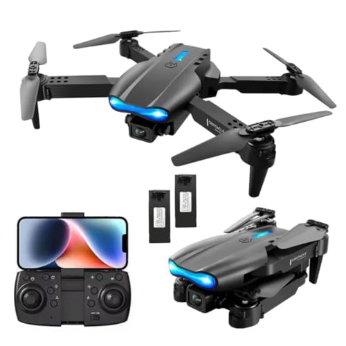 Image of Heattack Olly'S-Drone-With-4K-Camera-Wifi-FPV-1080P-HD-Dual-Foldable-RC-Drone-Altitude-Hold-Headless-Mode-Visual-Positioning-Auto-Return-App-Control-Multicolor-4 (DN9)