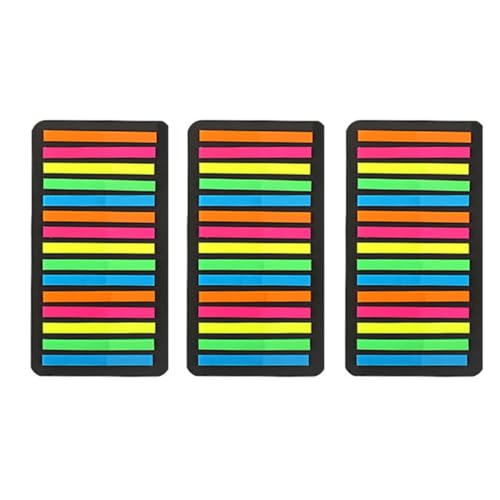 160/300 pestañas adhesivas de colores, tiras largas para marcar páginas, notas translúcidas, suministros de escritura