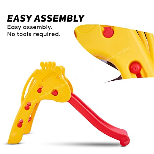 Image of Baby Slides for Kids,Perfect Outdoor Garden Sliding with Climbing & Anti Slip Steps,Baby Play Area Indoor Setup for Babies,Freestanding Slider for Kids 2 to 5 Years(Giraffe),Multicolor