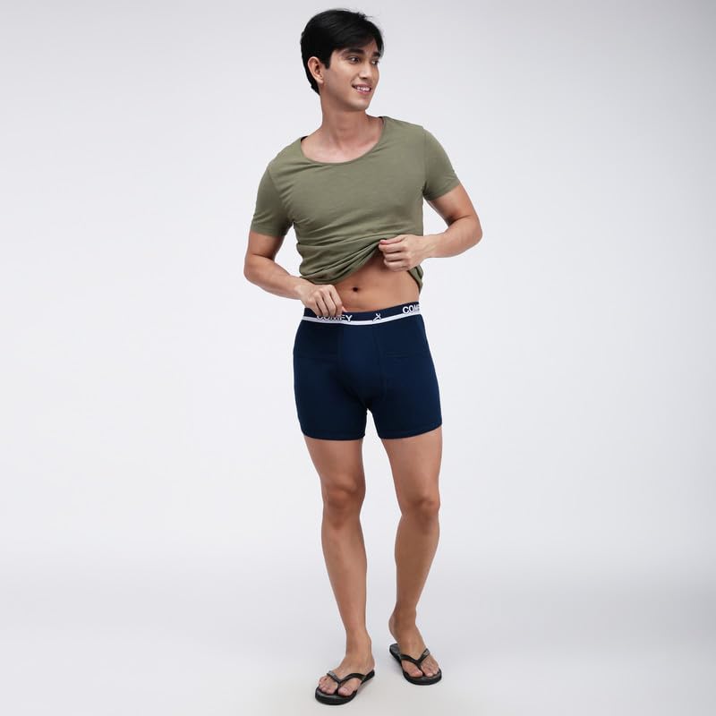 Image of Amul Comfy Men Cotton Solid Combo Pack(Assorted Colours May Vary)