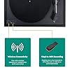 Electrohome Montrose Wireless Vinyl Record Player 2-Speed Belt-Drive Turntable, with Audio-Technica Stylus, Bluetooth, Vinyl-to-MP3 Recording, Speed Control Motor, Built-in Preamp, Wood Plinth (RR36B) #2