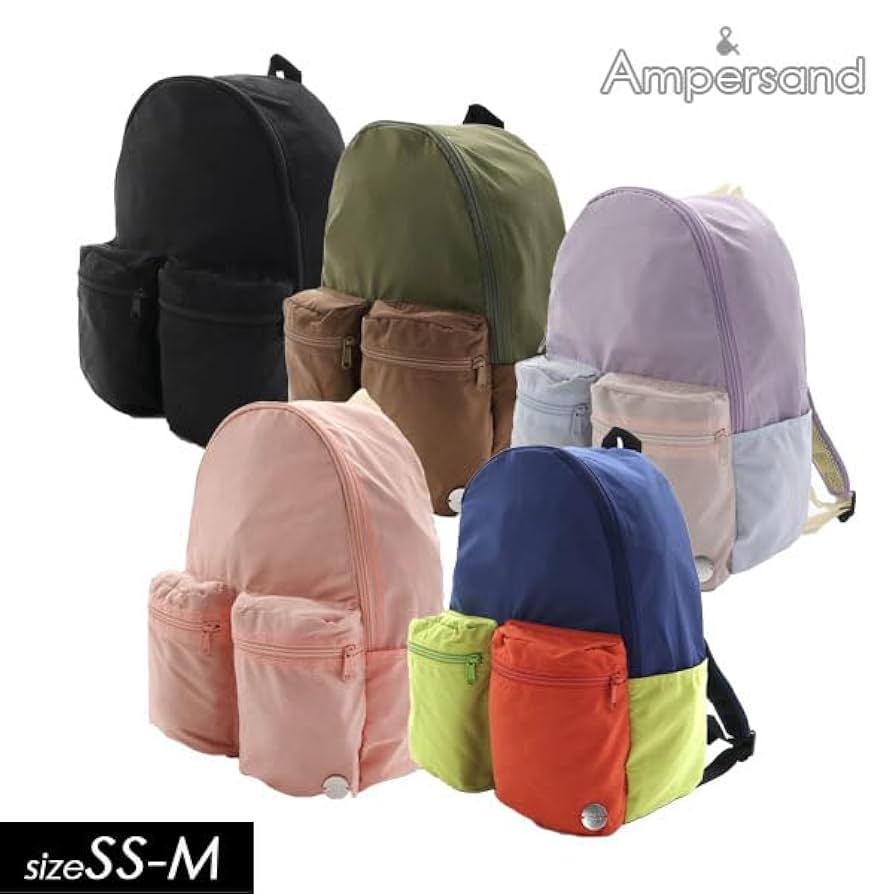 美品！Ampersand アンパサンド　リュック　カーキ ampersand(アンパサンド) / リュック/ナイロン/カーキ | 中古品