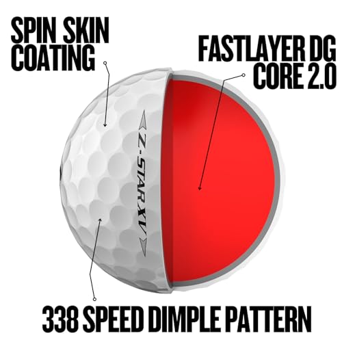 Srixon Z-Star XV Premium Golf Balls for Distance