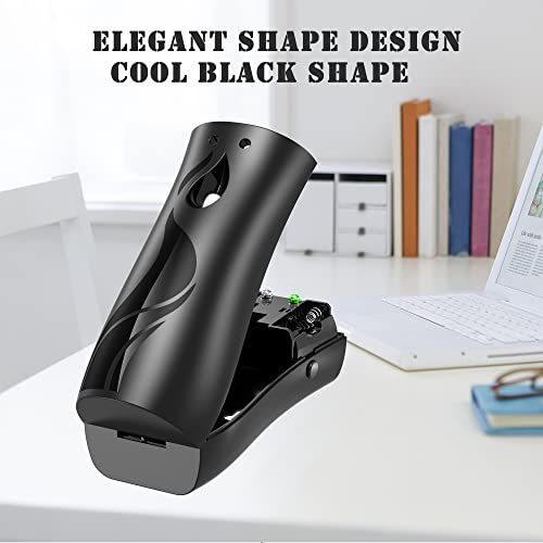 QEOSSKGI Automatic Air Freshener Dispenser - Home indoor wall-mounted automatic Auto Aerosol Spray Dispenser Programmable Fragrance Dispenser for Airport, Hotel Bedroom Office Commercial Place (Black) - Image 3