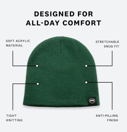 Image of Revony Evony Beanie Cap - Soft Knit Beanie Hat - Warm and Durable