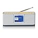 Produktbild Lenco PDR-046GY tragbares DAB+ Radio - DAB+ Radio mit Bluetooth® - PPL FM - 5 Speichertasten - Radiowecker - integrierter Akku - grau