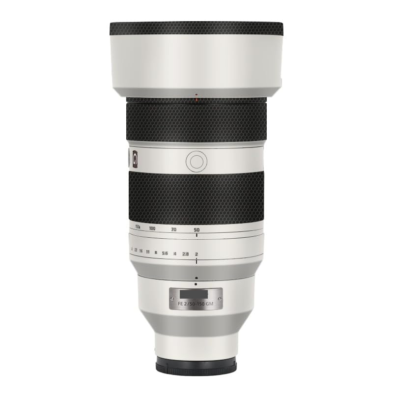 Vinyle Sony FE 50-150 mm F2 GM autocollants de protection blanc de luxe