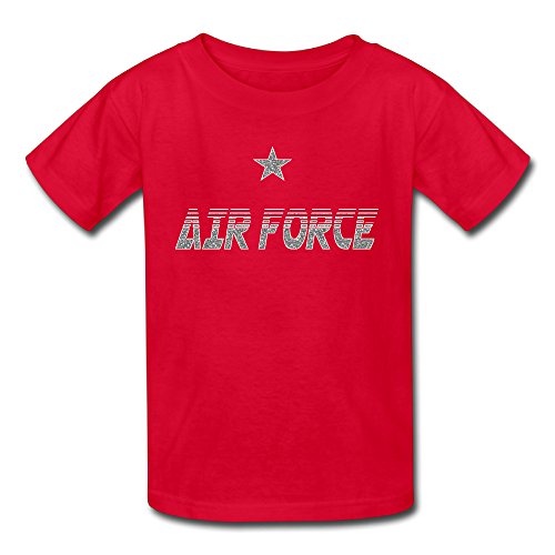 EroseV US Air Force Shirt for Infantile Boys'Boy Red