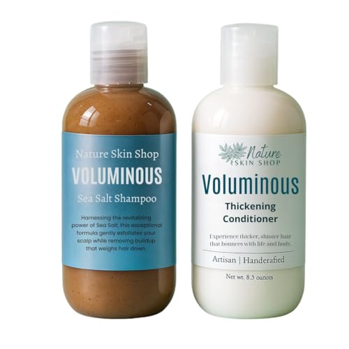 Voluminous Hair Thickening Shampoo and Conditioner