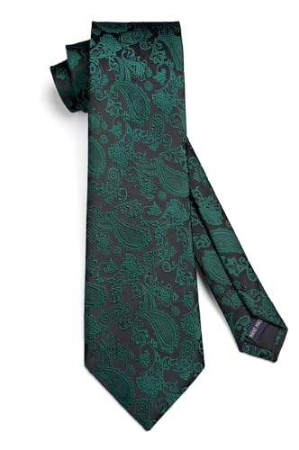 Image of Enlision Ties for Men Solid Color 3.35 inch Formal Business Necktie Classic Satin Mens Wedding Party Ties