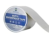 Buffer Aluminum Wasserdichtes Klebeband, Butyl Dichtungsband Panzertape Alufolie Selbstklebend Dickes Reperaturband zum Abdichten und Befestigen im Pool Loch Rohr Dach Wohnmobil (Aluminium, 10CM)