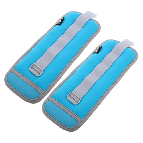 HANABASS 2 Polainas Para Sacos De Boxeo Pesas Para Piernas Y Brazos Para Entrenamiento De Arena Para Hombre Muñequeras Pesas Para Tobillos Gimnasio Multifunción Nailon Azul