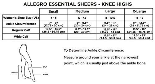 image for Allegro Compression Hosiery Allegro 15-20 mmHg Essential 16 Sheer Comp