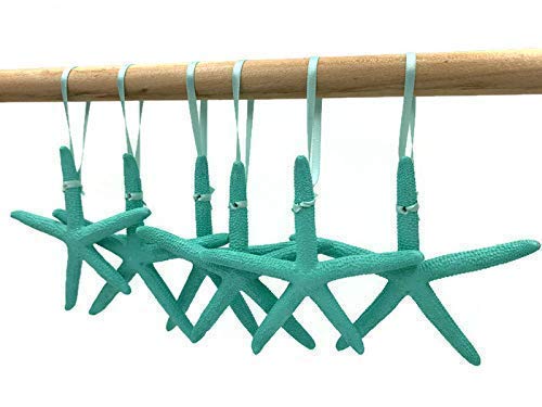 Starfish Christmas Tree Ornaments (Tropical Turquoise)