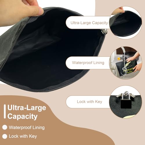 Ldmfcpa Waterproof Notary Bag Black