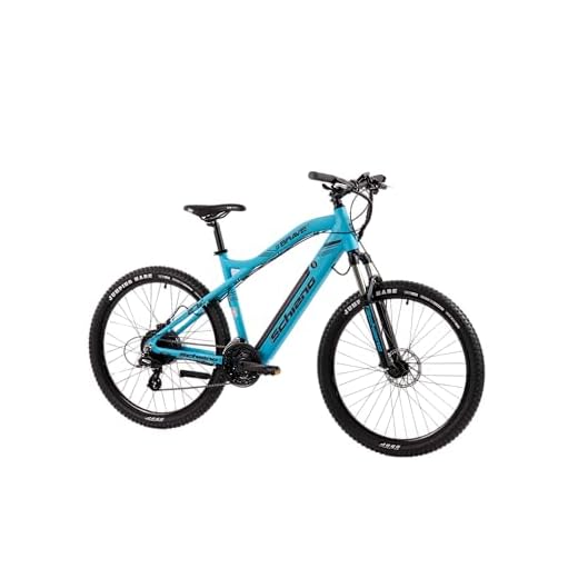 F.lli Schiano Braver, Bicicleta Electrica MTB, 27.5", Batería 36V 11.6Ah Extraíble, Motor 250W 50Nm, Bici Electrica de Montaña, Unisex Adulto, Azul