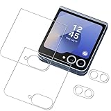 KPNS 日本素材製 Galaxy Z Flip 7 用 高透過率 ガラスフィルム カメラフィルム 強化ガラス カバー 簡単貼り付け 保護フィルム【2+2枚セット】