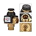 APCXCBUHGZ 3 Way DN20/25 Female/Male Thread Mixing Valve Brass Thermostatic For Solar Water Heater Tools Accessory ball valve(DN25 Male Thread)