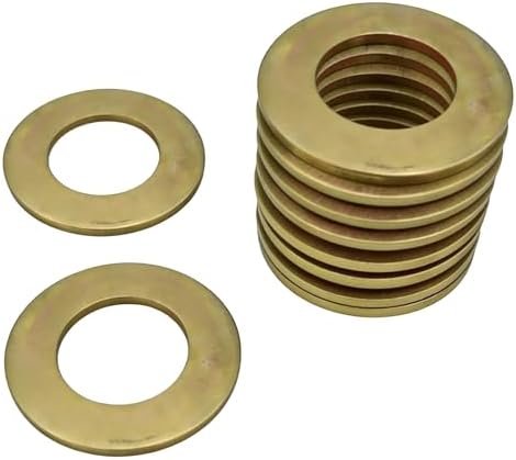 Excavator Bucket Pin Shims Set - 10 Pcs (5mm) Flat Washers for Heavy Equipment, 30mm x 70mm, Durable Steel Spacer for Optimal Performance and Fit