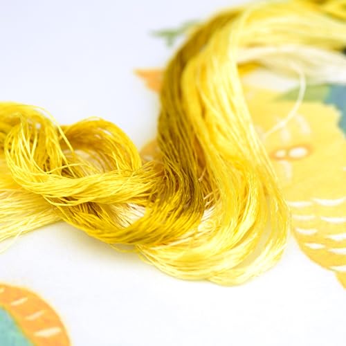 Image of Mulberry Silk Floss Embroidery Thread Floss-Cross Stitch Threads China Silk Woven Jewelry Threads DIY Sewing Kits (17)