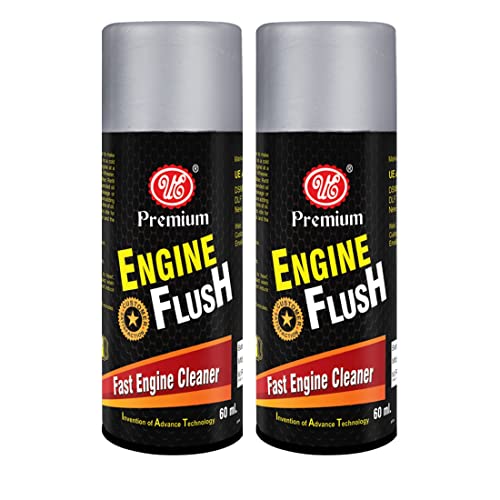 UE Premium Engine Oil Motor Flush to Remove Sludge & Deposits in All Petrol & Diesel Car – 60 ml (Pack of 2) Car Care/Car Accessories/Automotive Products