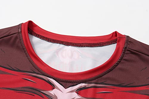 Red Plume® Winter Warrior Men's Compression Sport Fitness Printing Shirt, Long Sleeve T-Shirt4